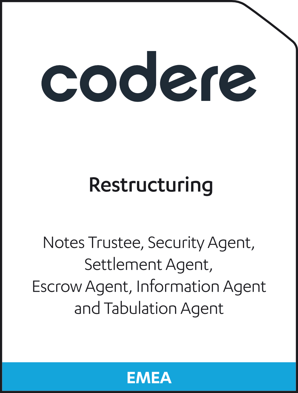 CODERE Restructuring