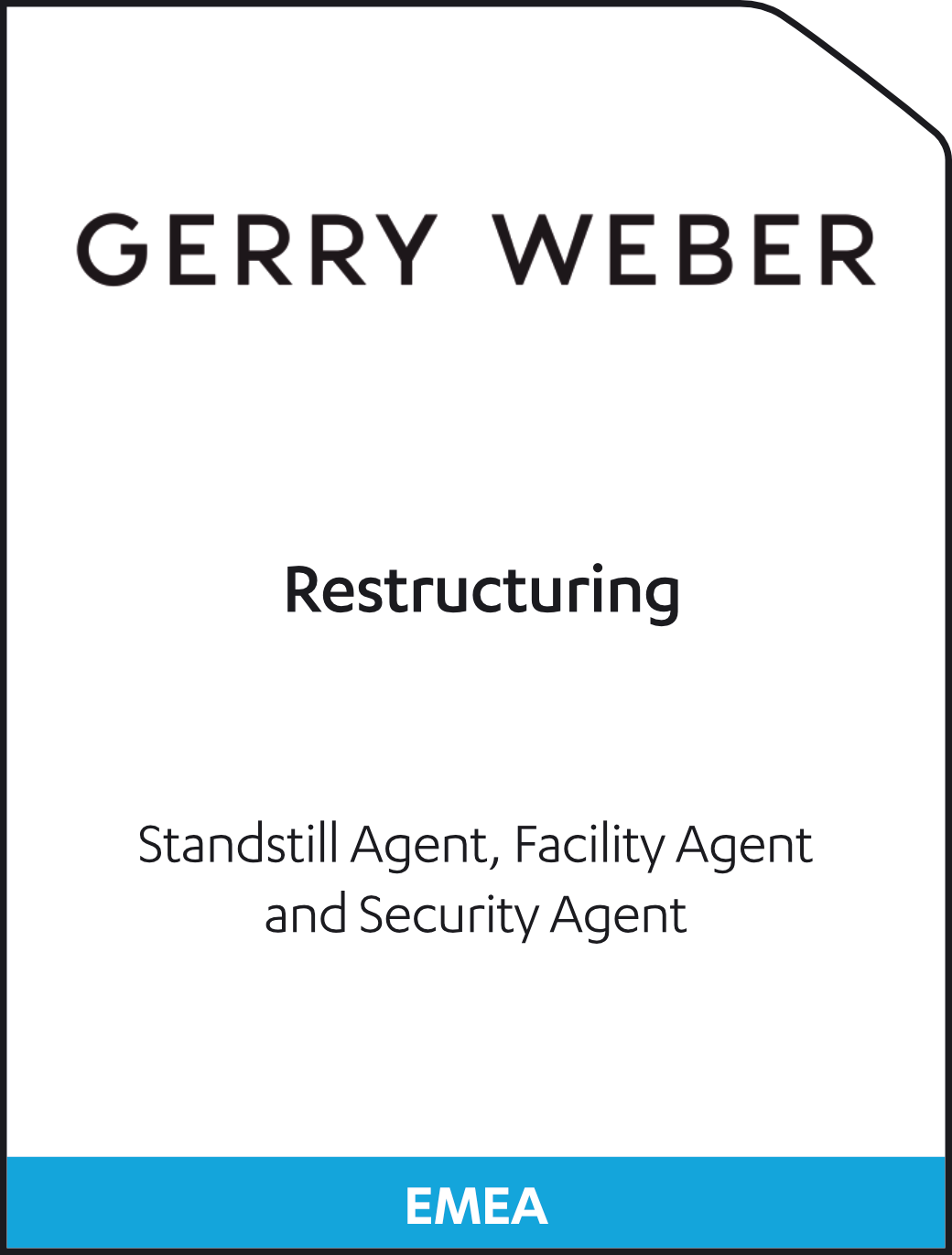 Gerry Webber Restructuring