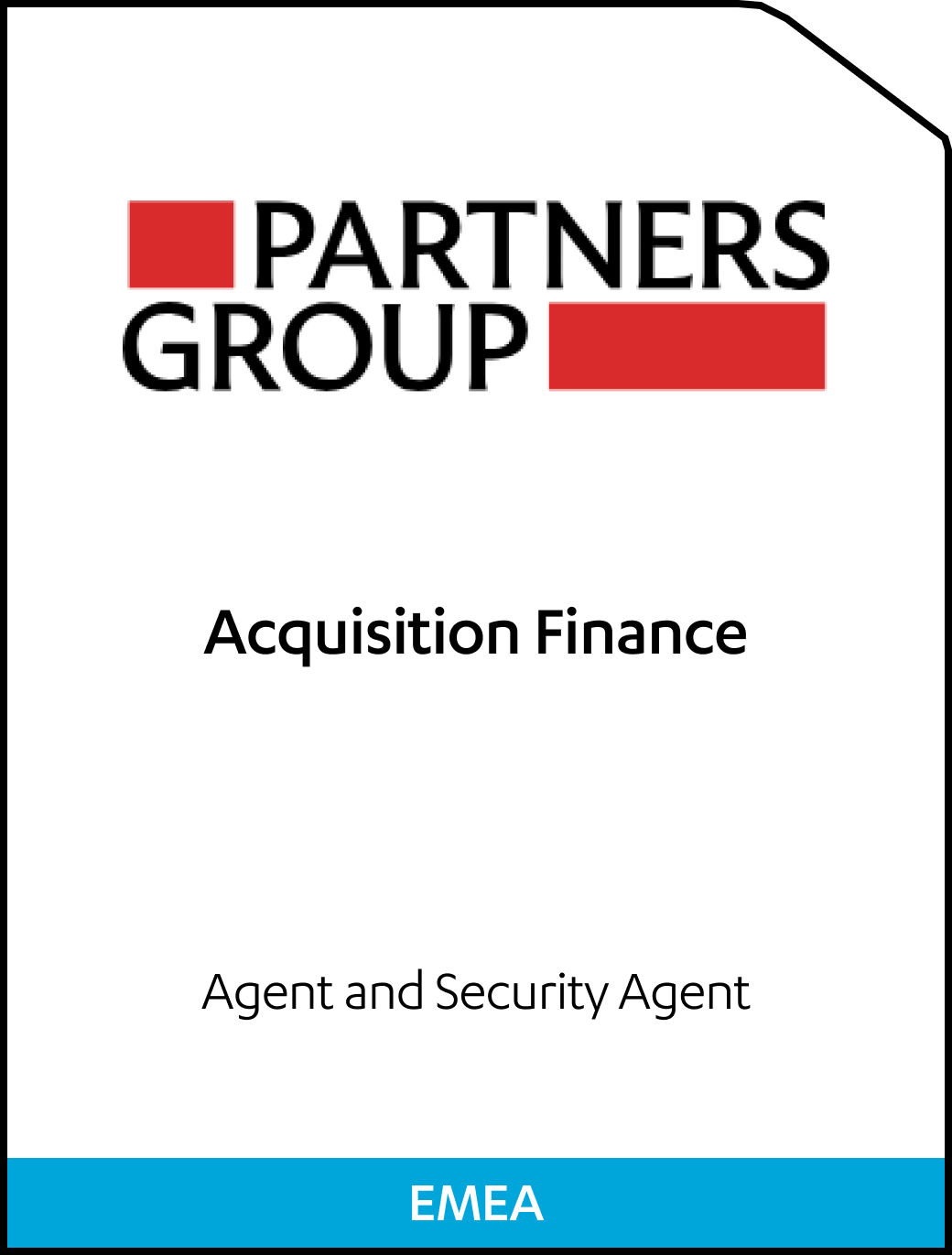 Partners Group Acquisition Finance